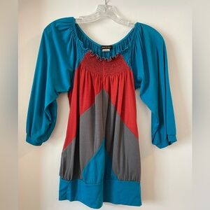 Unique & Colorful 3/4 Long Sleeve Tee